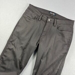 DUER‎ N2X Slim Fit Pants Mens 33x30 Charcoal Grey Performance Stretch 5-Pocket